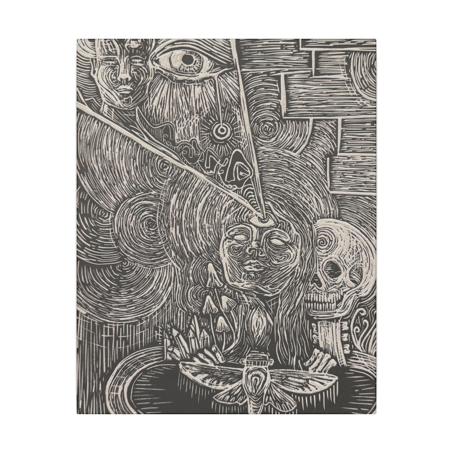 Matte Canvas, Stretched, 0.75" (Multi-Size)