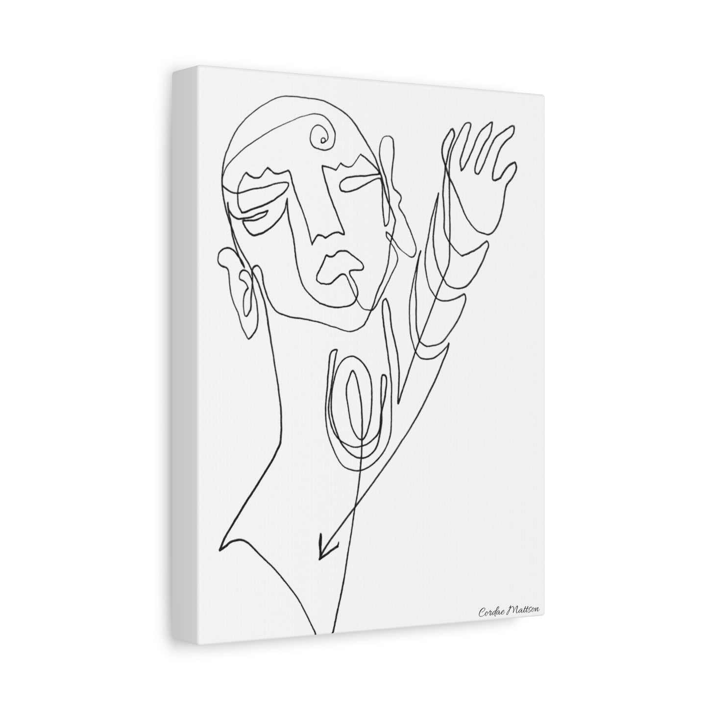 ‘Reaching’ Matte Canvas, Stretched, 1.25"