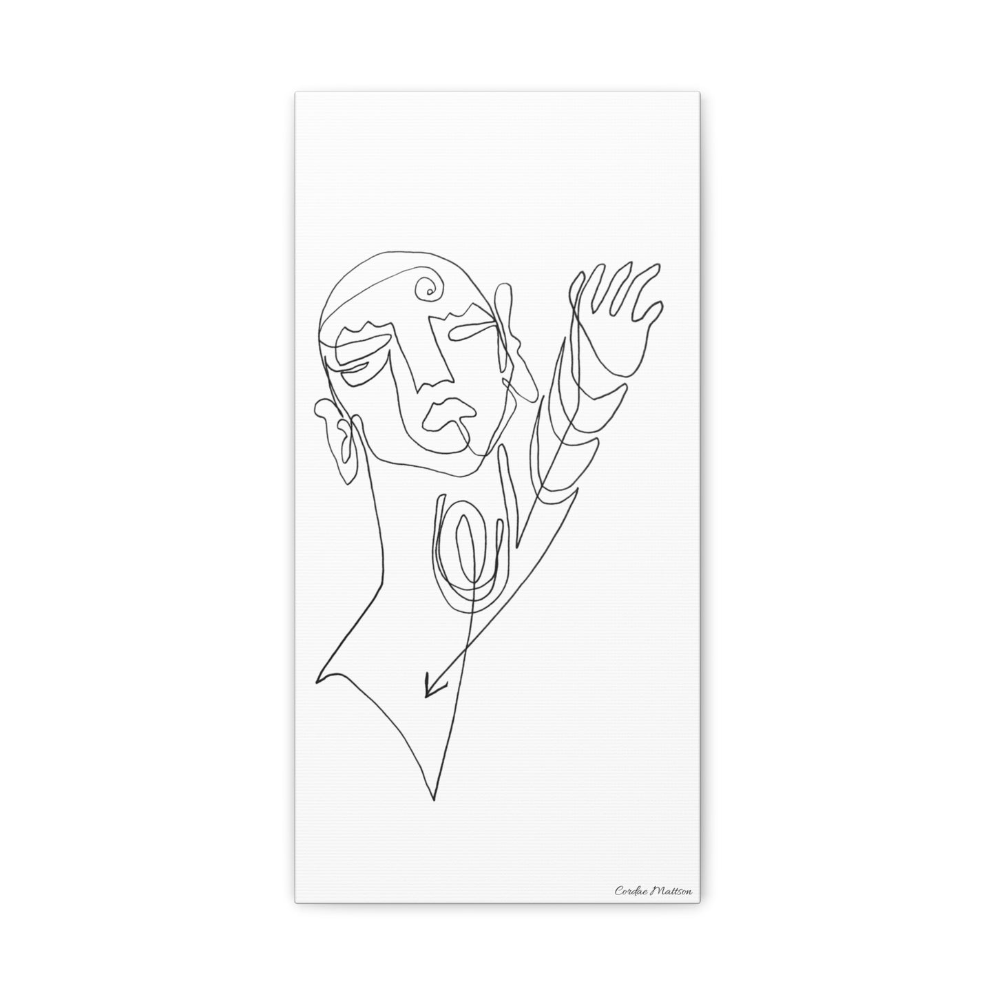 ‘Reaching’ Matte Canvas, Stretched, 1.25"