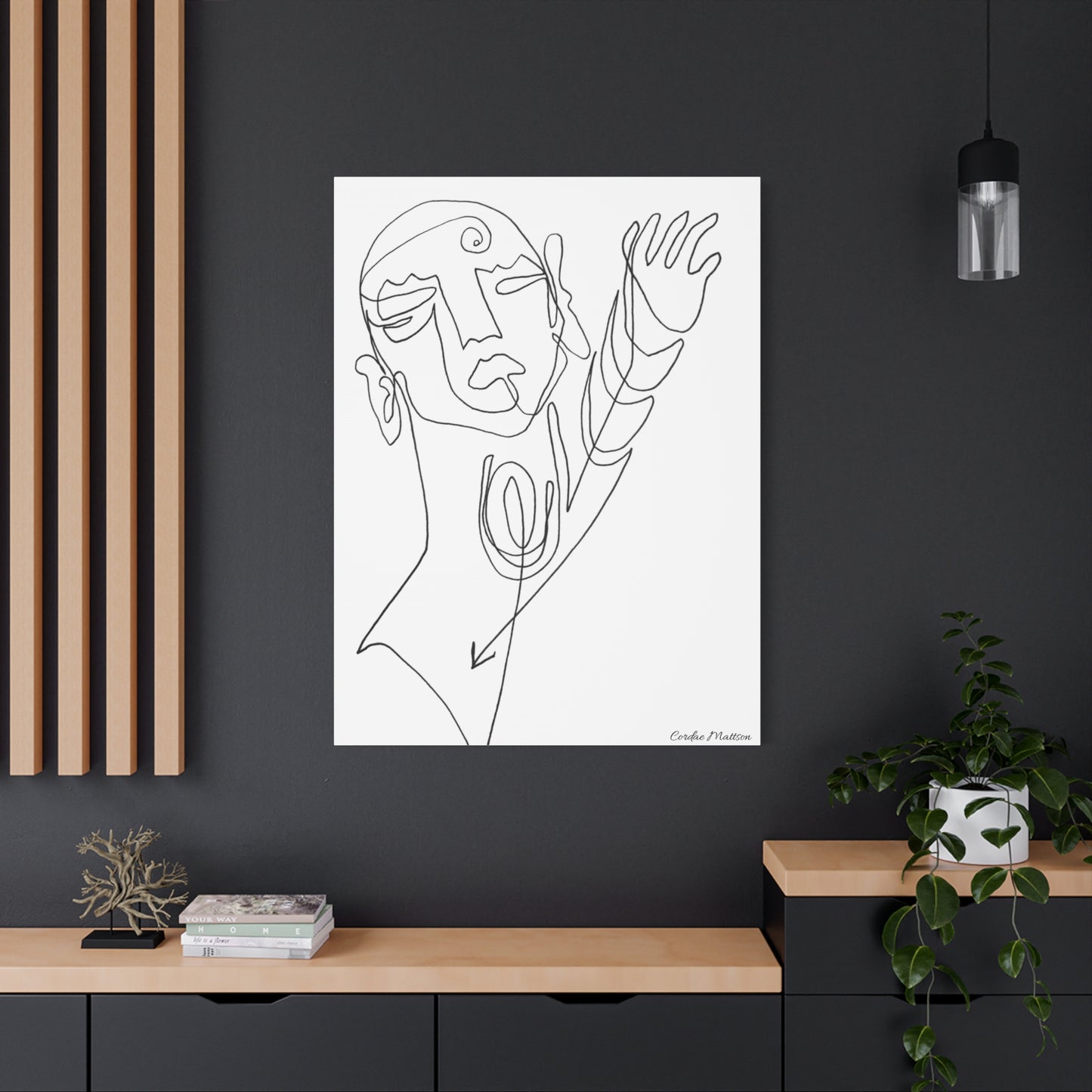 ‘Reaching’ Matte Canvas, Stretched, 1.25"