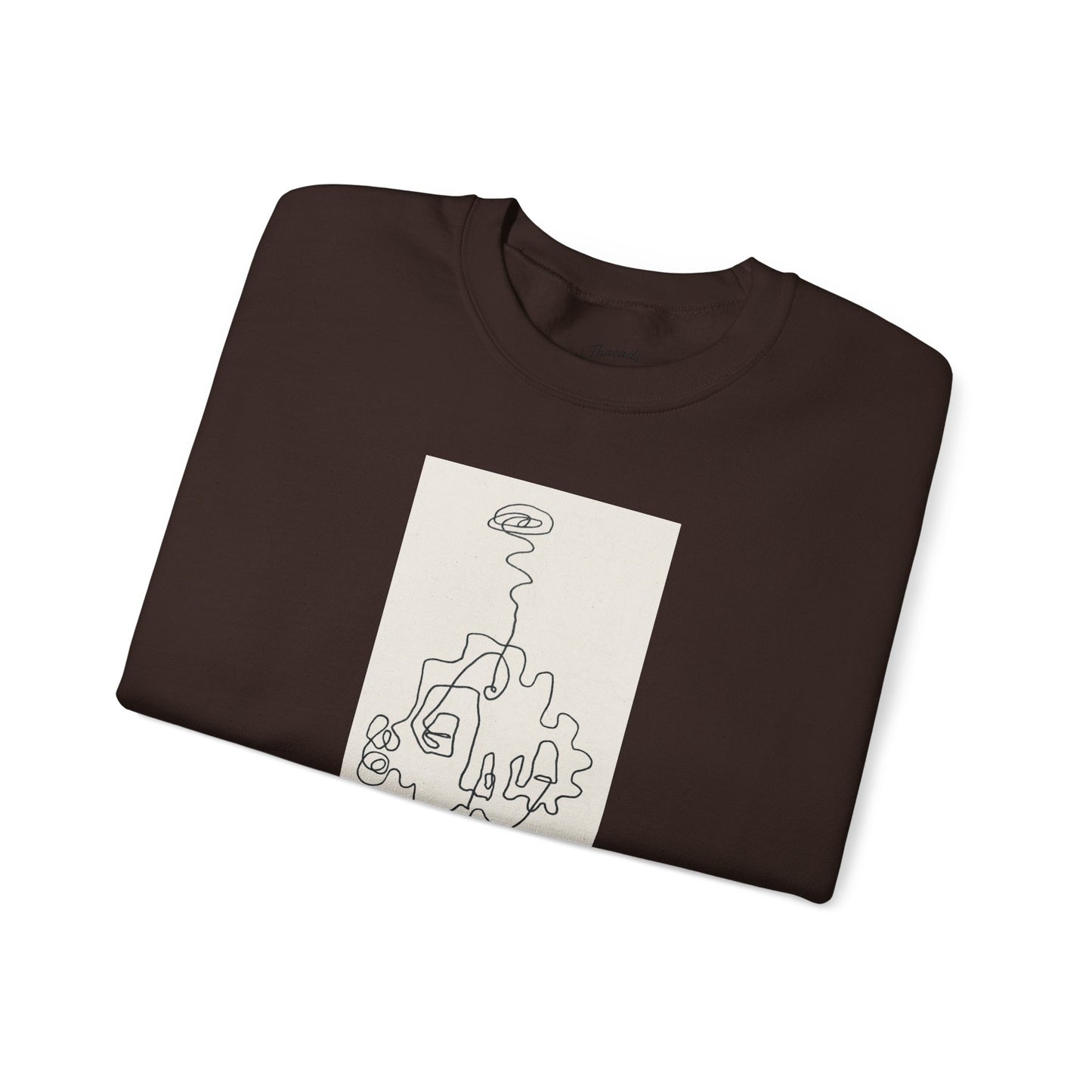 Up and Out- Single Line: Unisex Heavy Blend™ Crewneck Sweatshirt