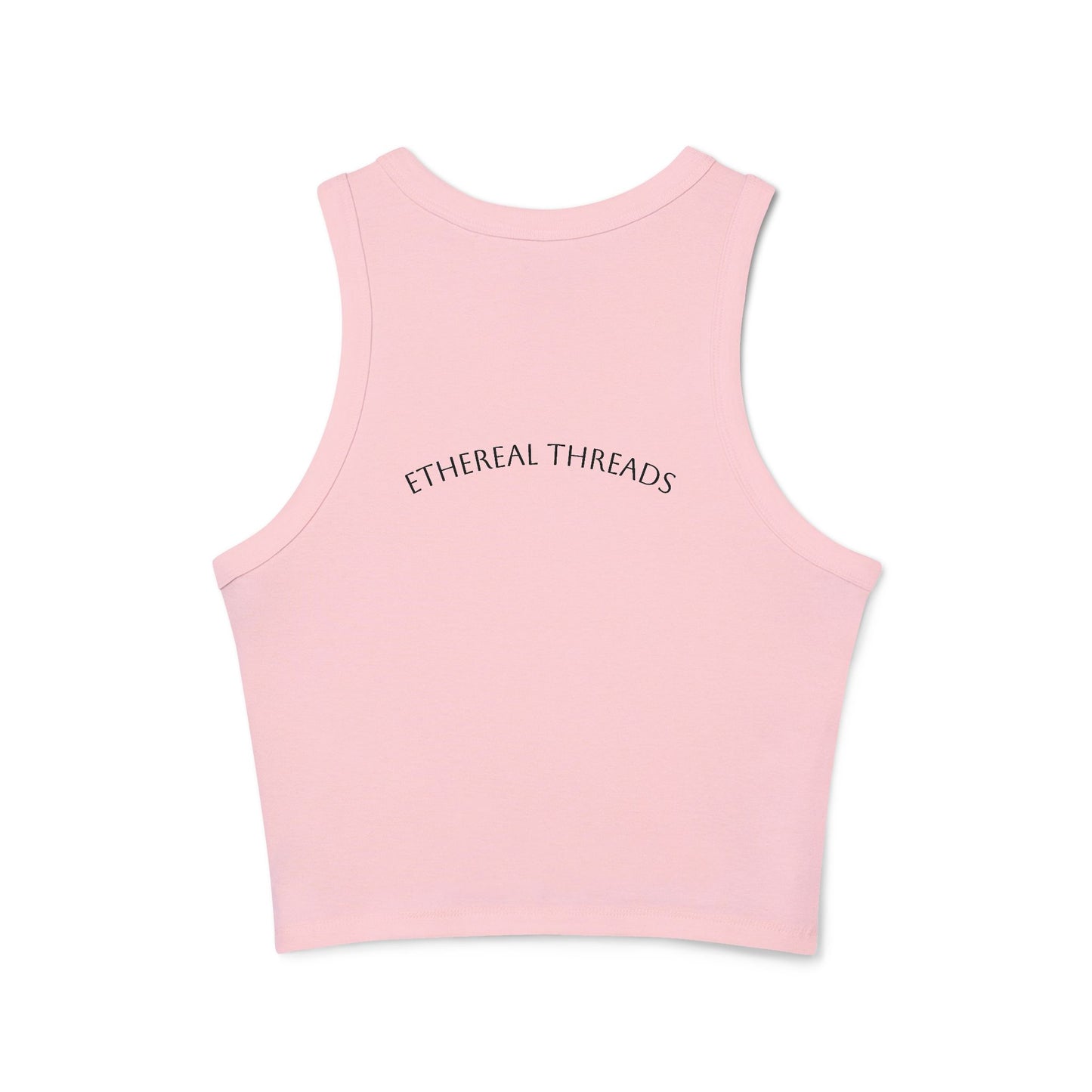 Single line drawing- Femme Micro Rib Racer Tank Top