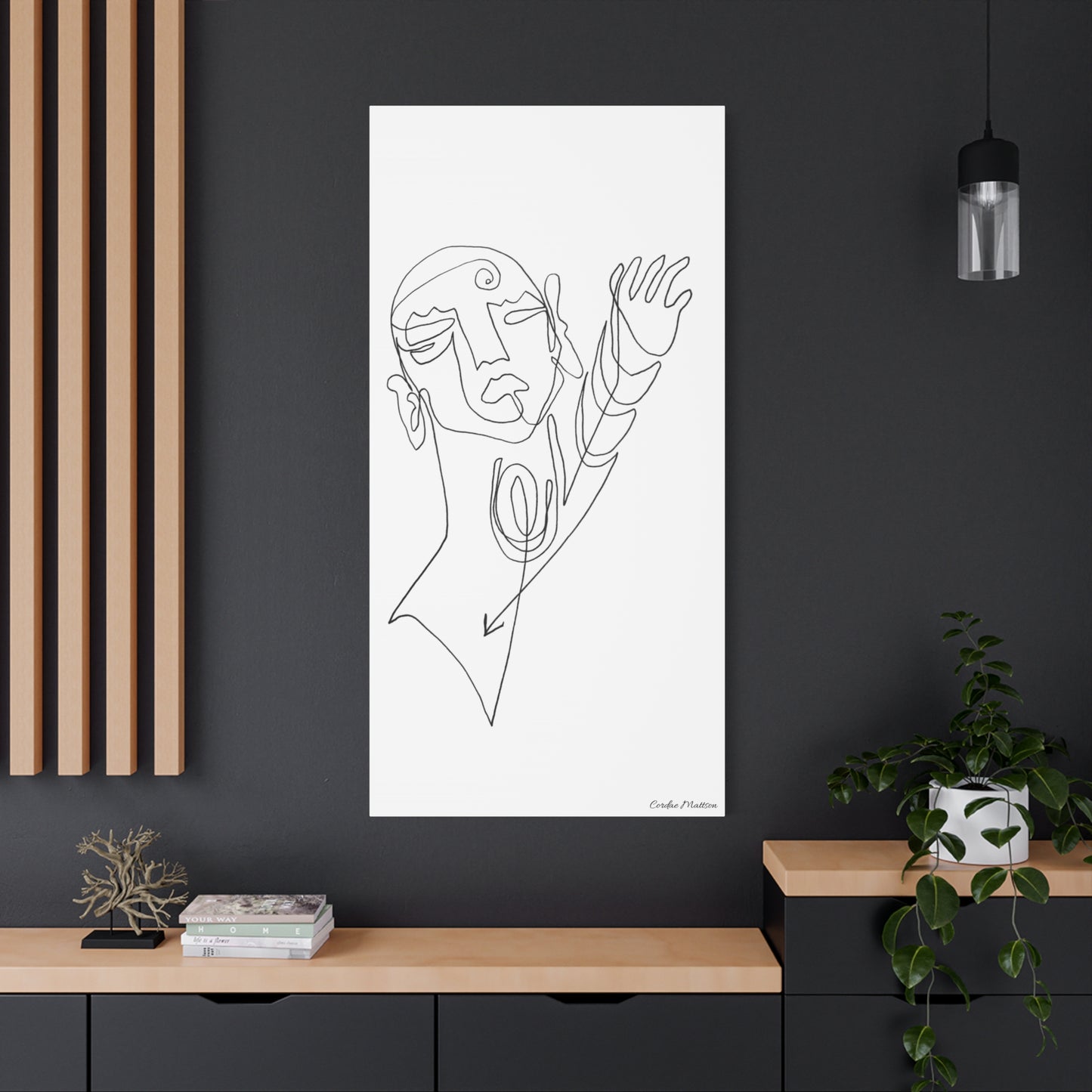 ‘Reaching’ Matte Canvas, Stretched, 1.25"