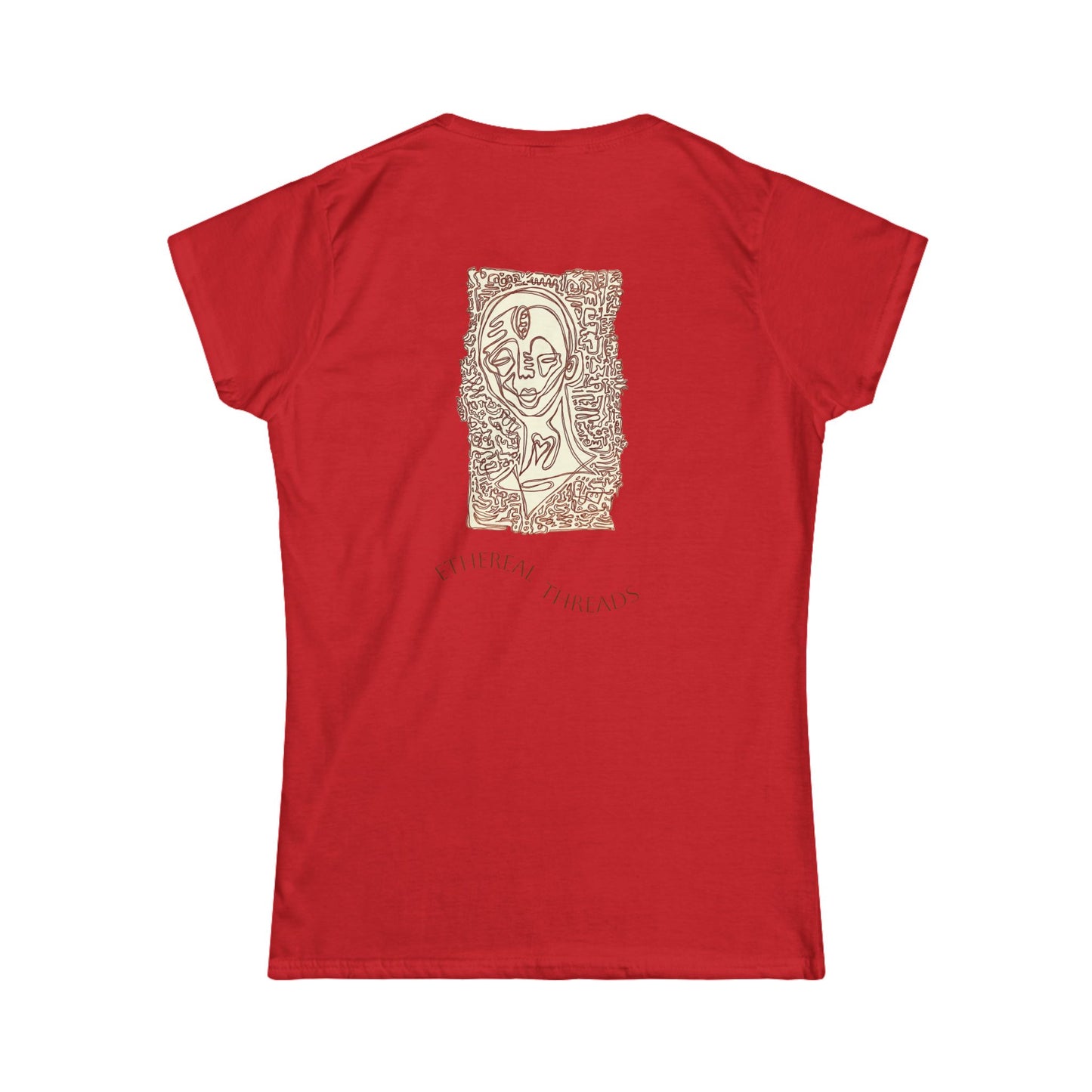 ‘Surrounding Energy’ - Femme Cut Softstyle Tee