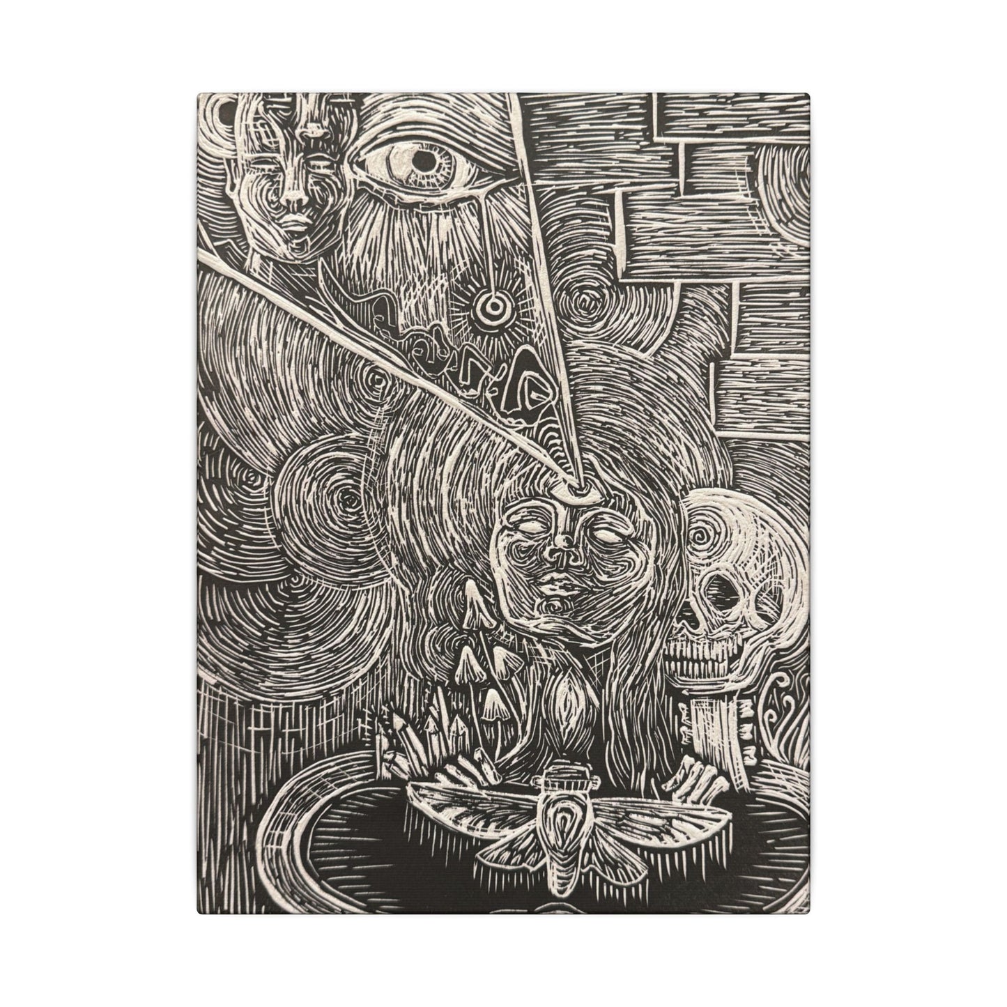 Matte Canvas, Stretched, 0.75" (Multi-Size)