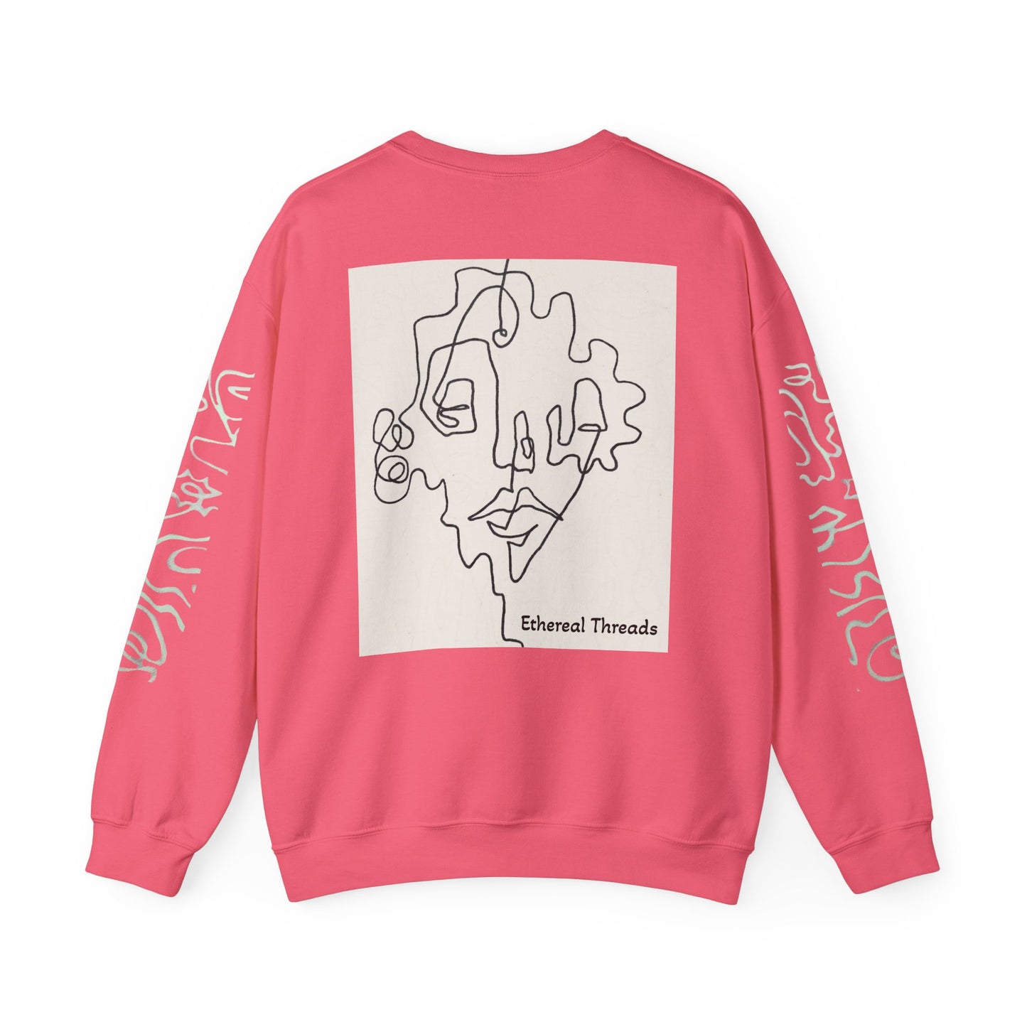 Up and Out- Single Line: Unisex Heavy Blend™ Crewneck Sweatshirt