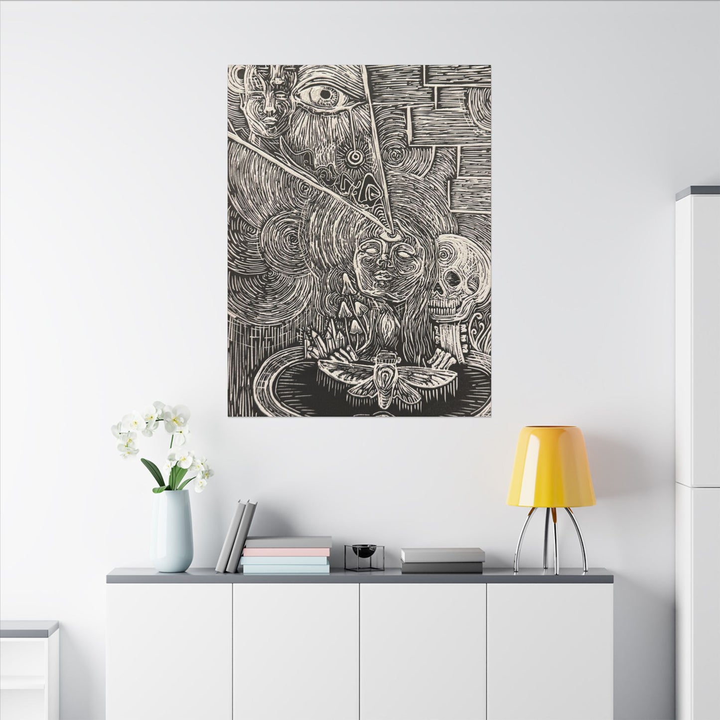 Matte Canvas, Stretched, 0.75" (Multi-Size)