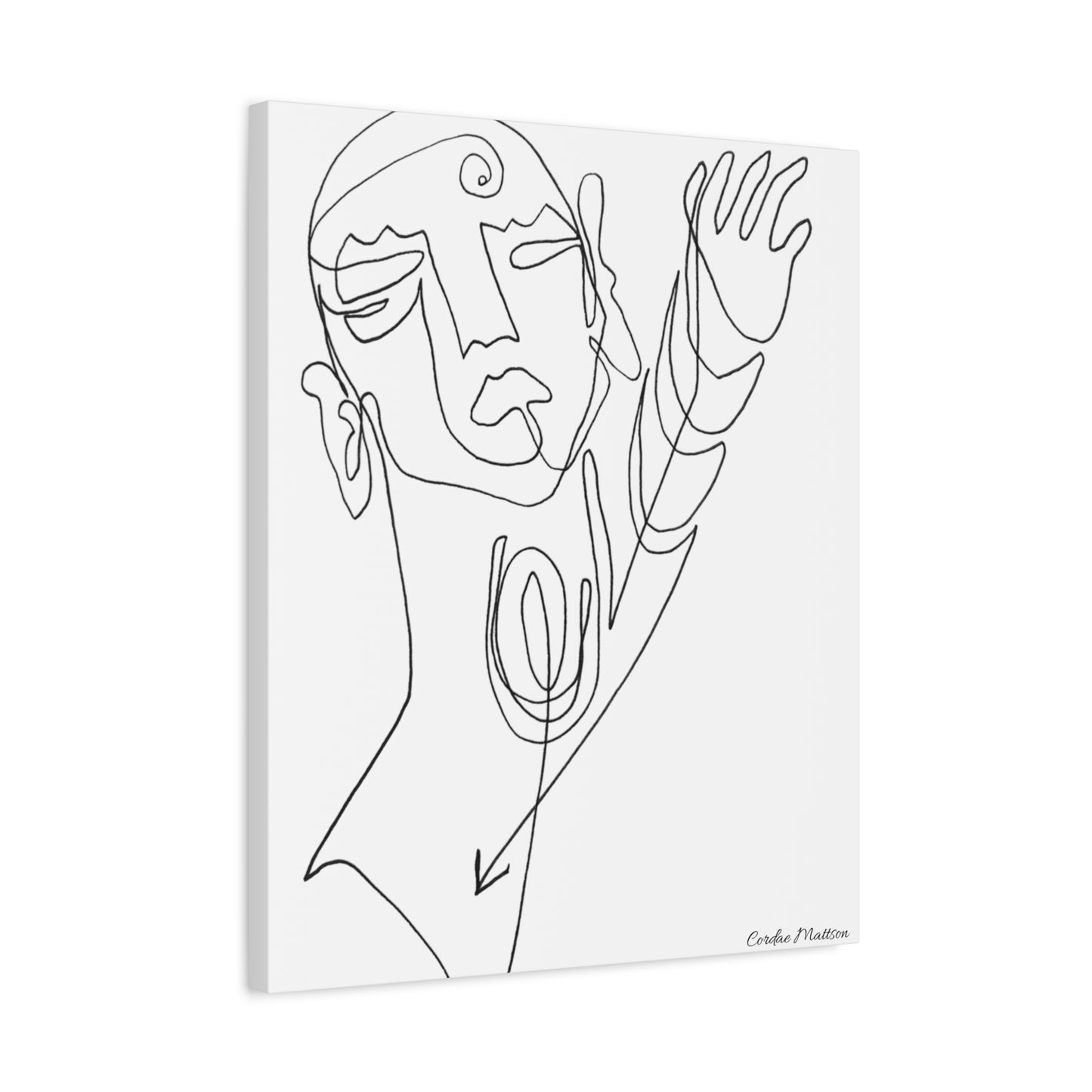 ‘Reaching’ Matte Canvas, Stretched, 1.25"