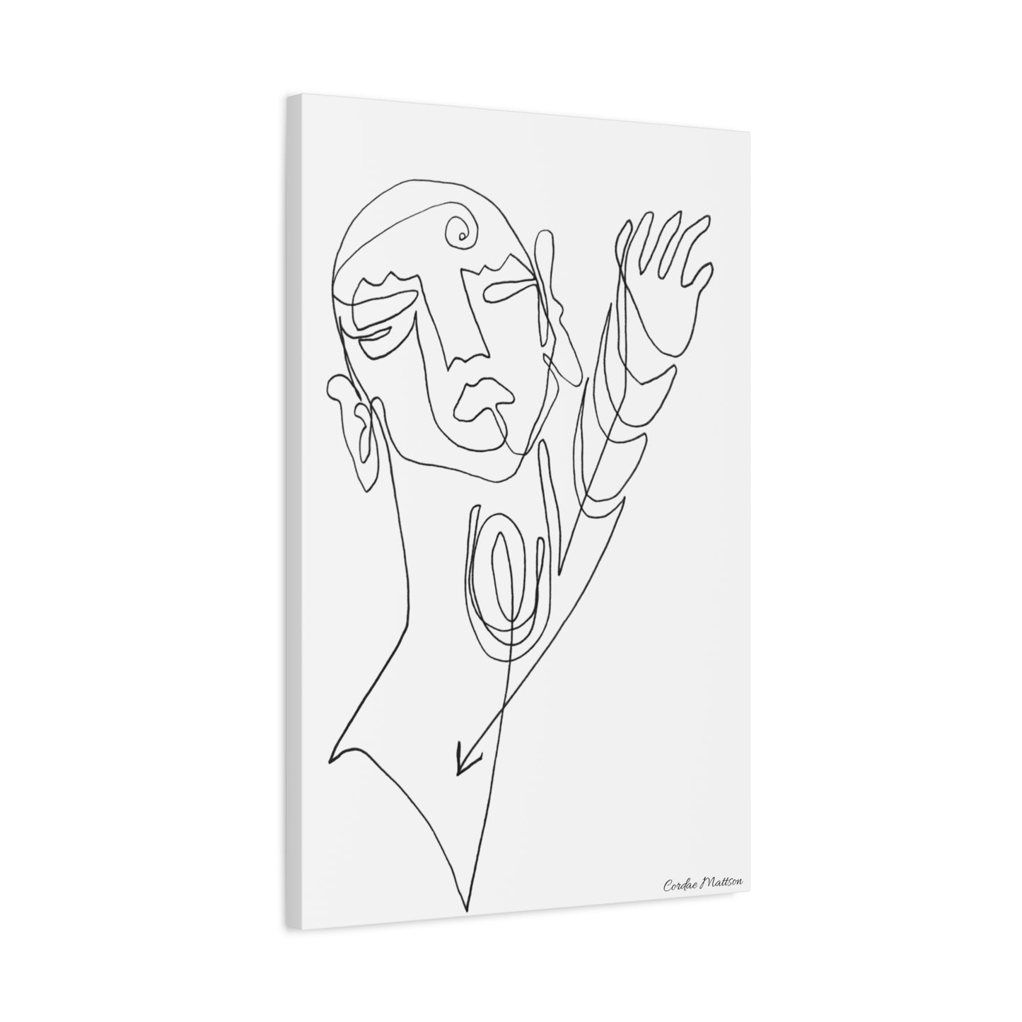 ‘Reaching’ Matte Canvas, Stretched, 1.25"