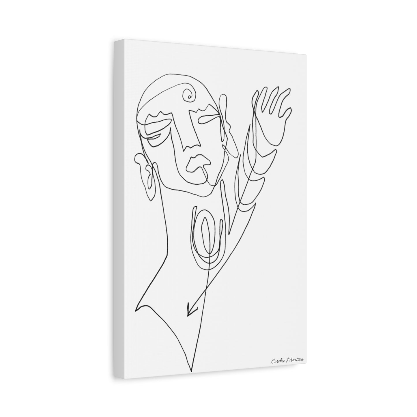 ‘Reaching’ Matte Canvas, Stretched, 1.25"