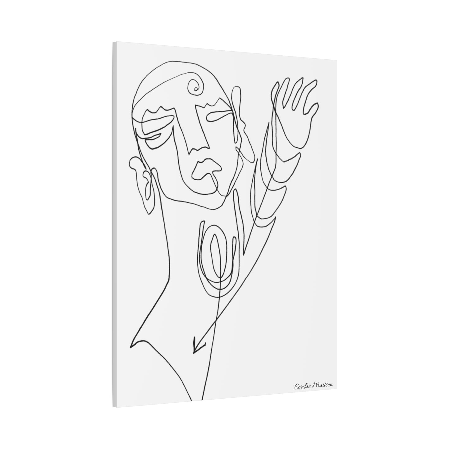 ‘Reaching’ Matte Canvas, Stretched, 1.25"