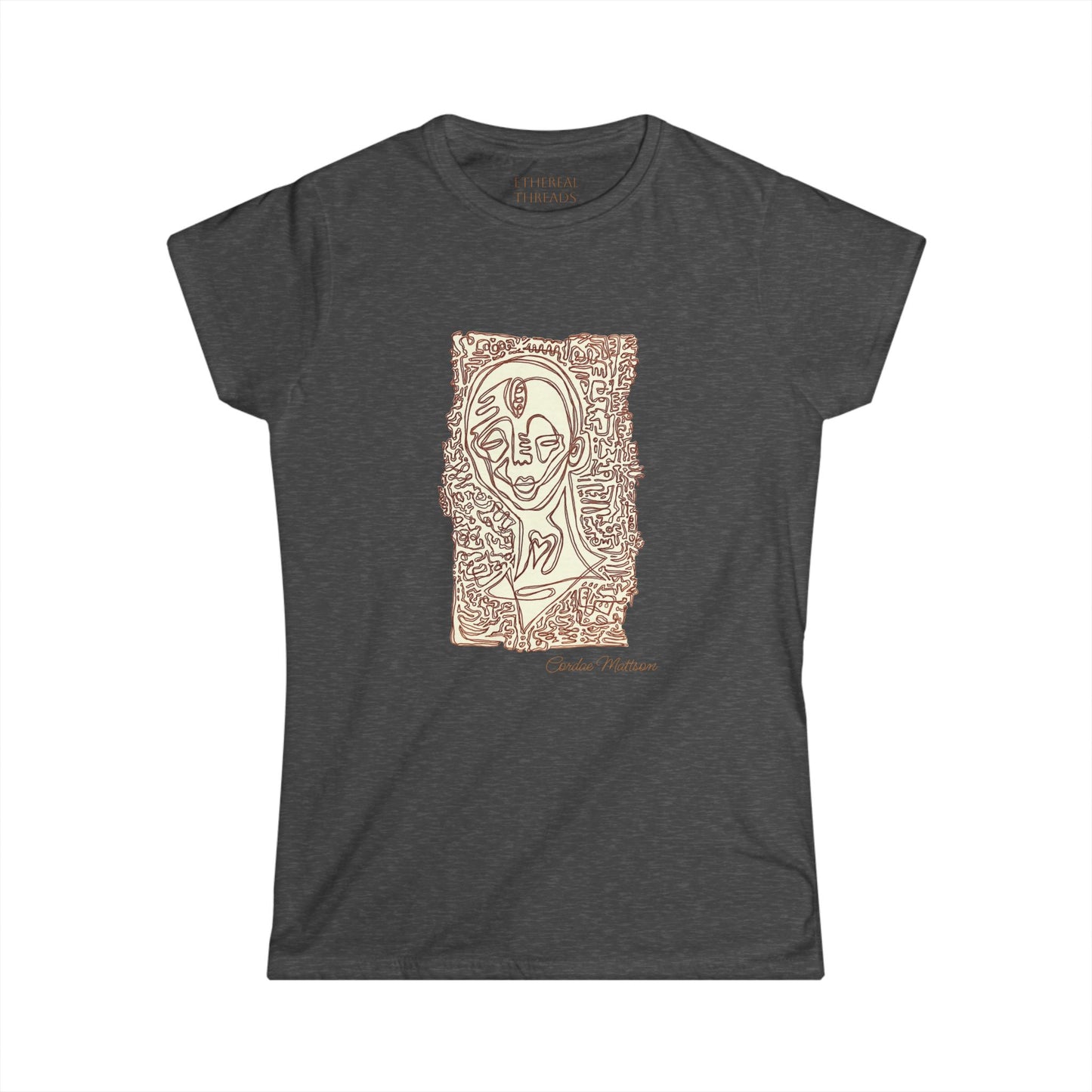 ‘Surrounding Energy’ - Femme Cut Softstyle Tee