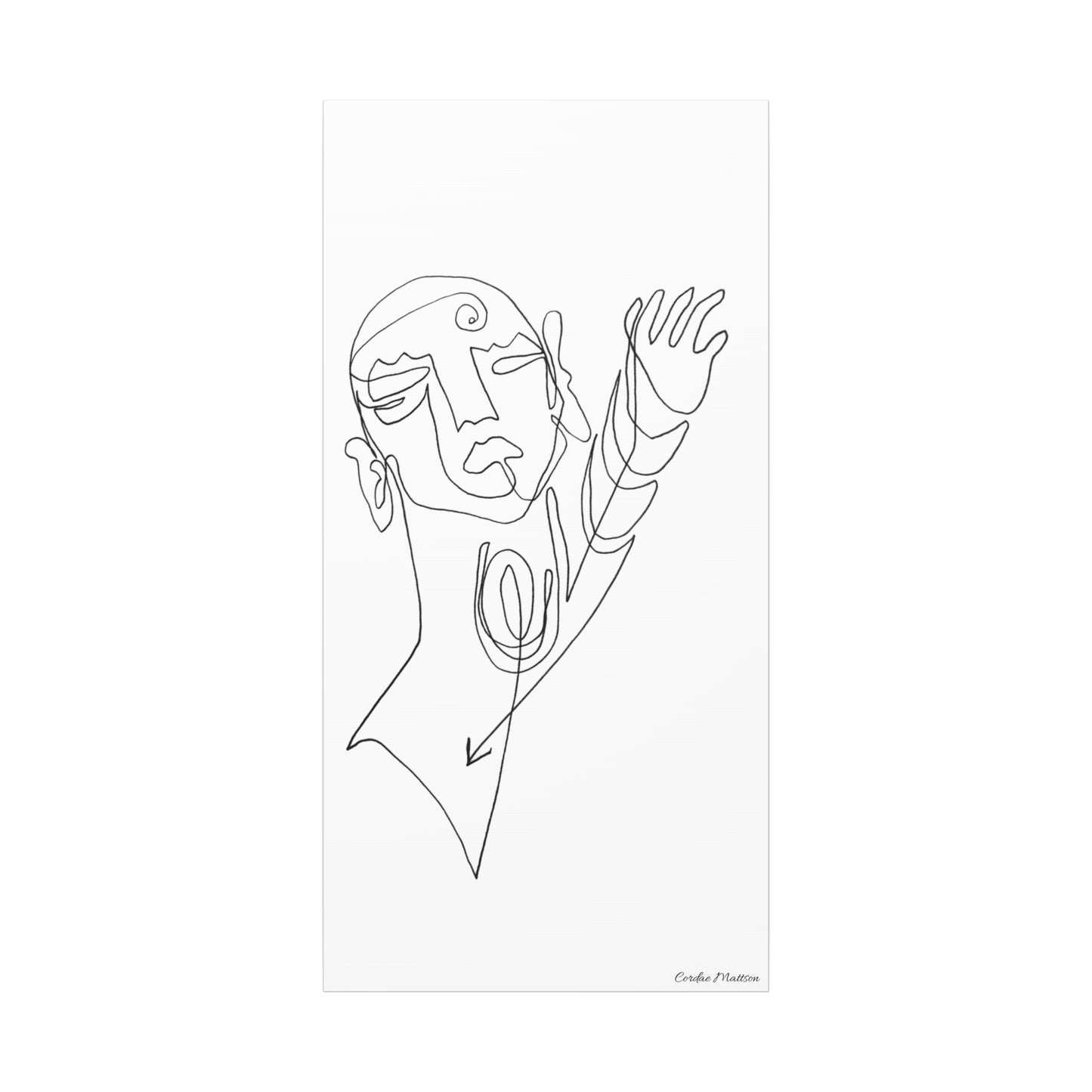 ‘Reaching’ Matte Canvas, Stretched, 1.25"