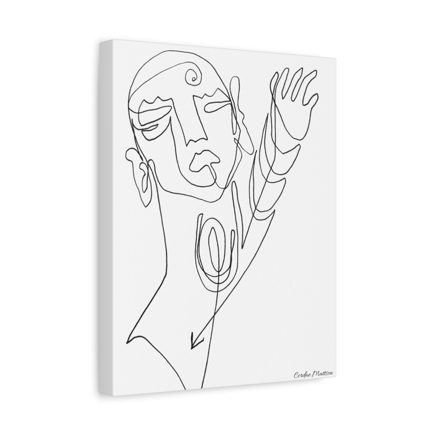 ‘Reaching’ Matte Canvas, Stretched, 1.25"