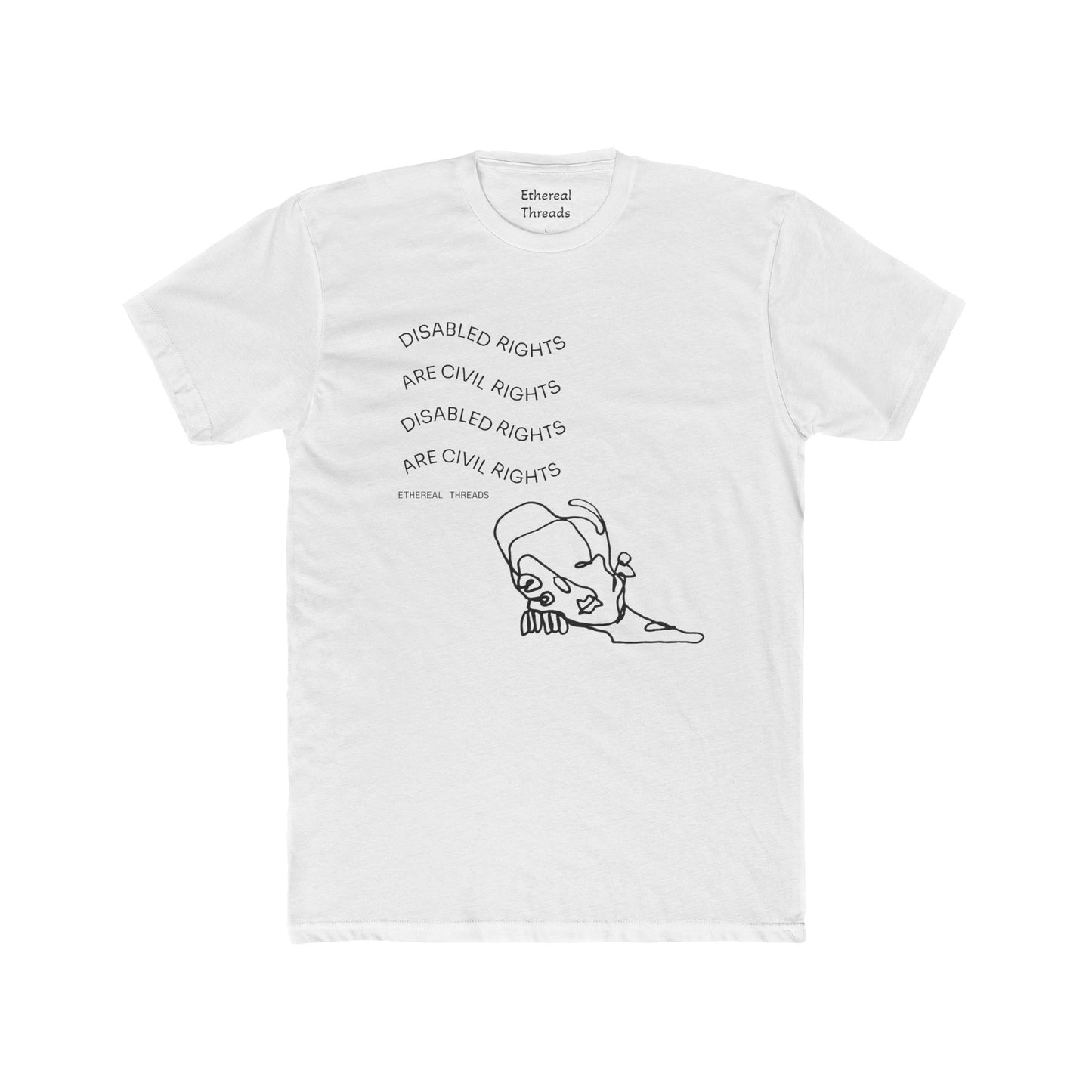 DISABILITY RIGHTS Unisex Cotton Crew Tee