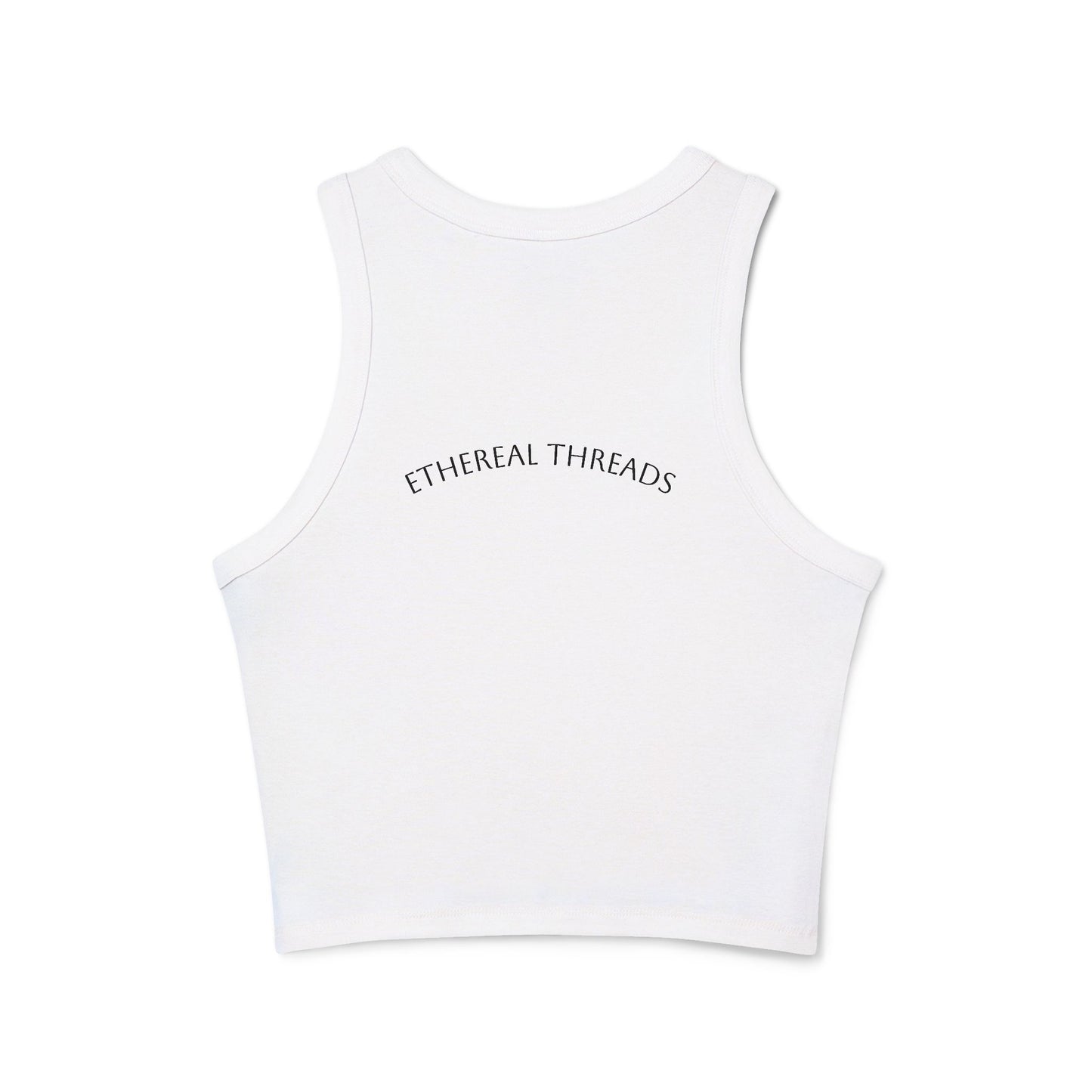 Single line drawing- Femme Micro Rib Racer Tank Top