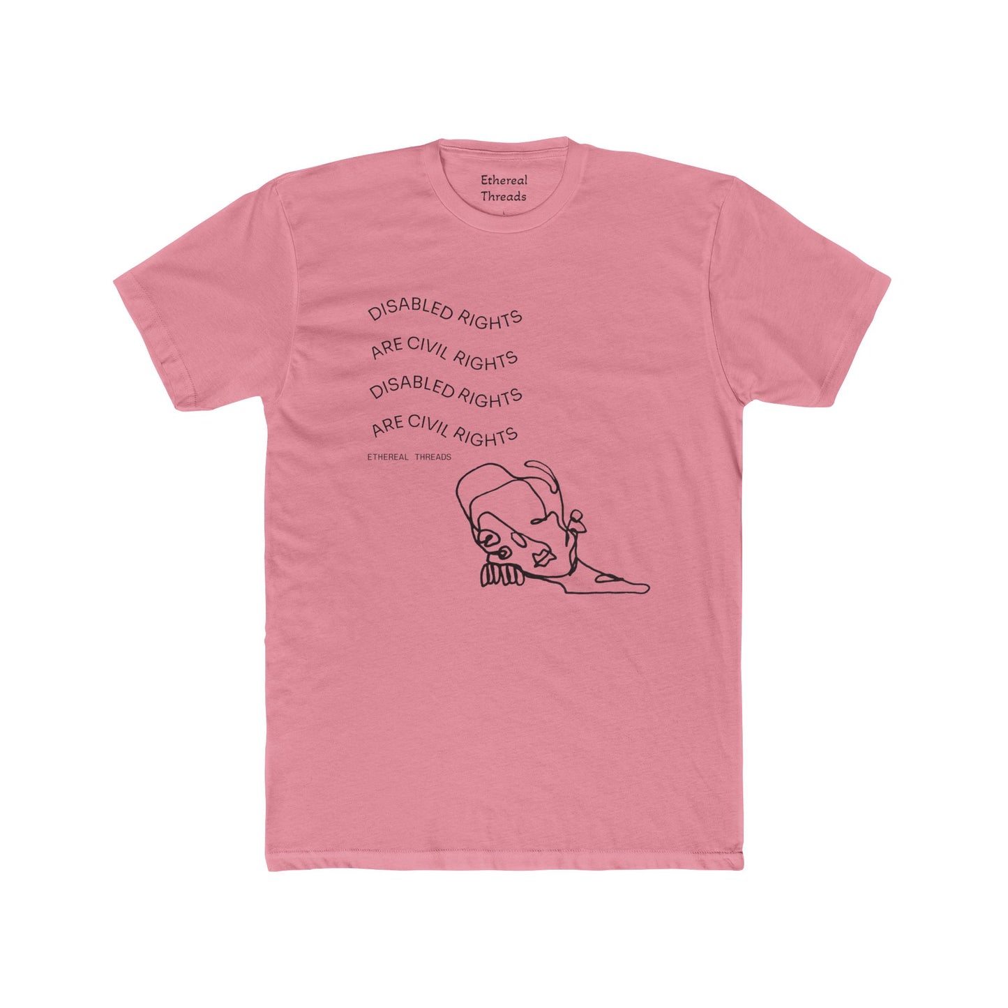 DISABILITY RIGHTS Unisex Cotton Crew Tee