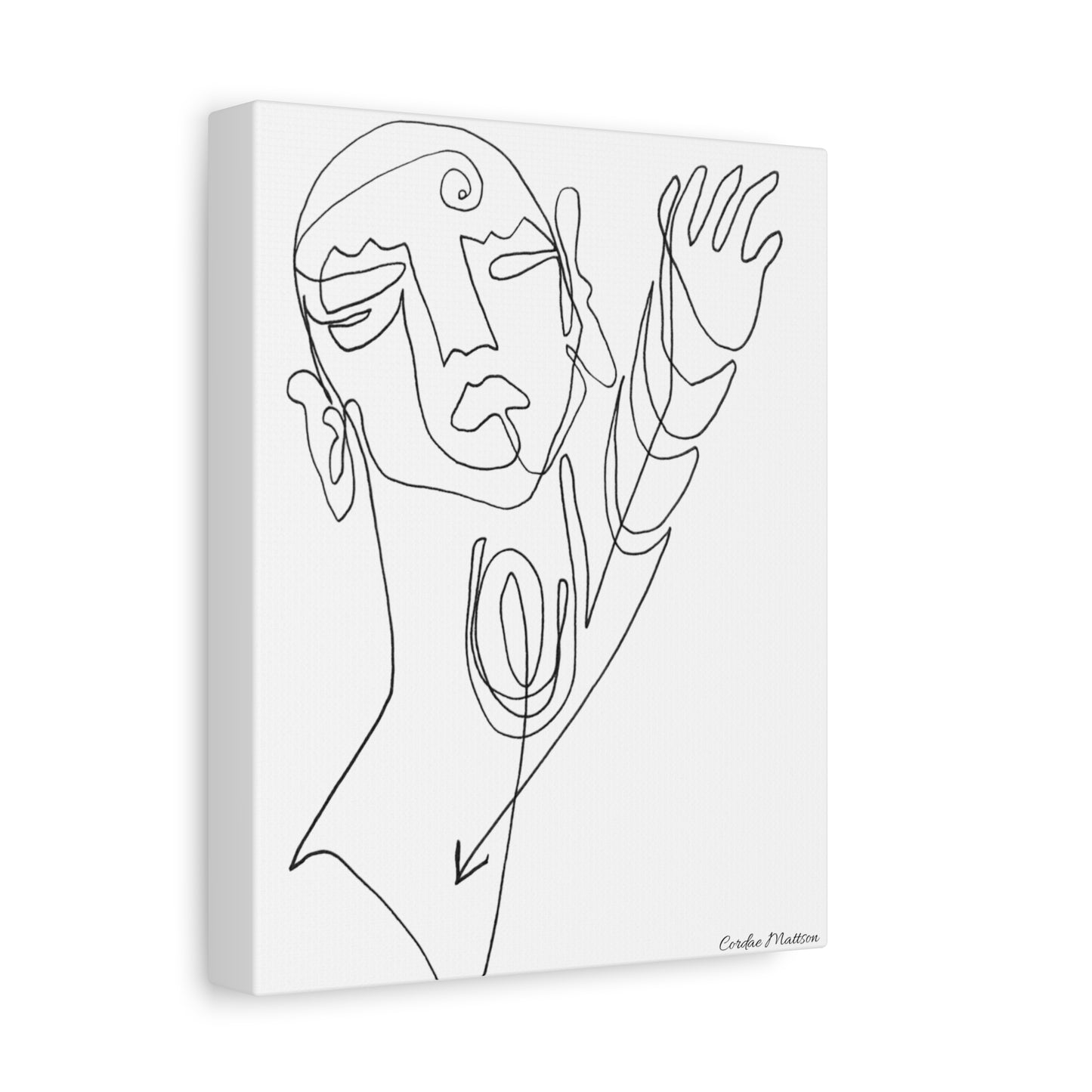 ‘Reaching’ Matte Canvas, Stretched, 1.25"