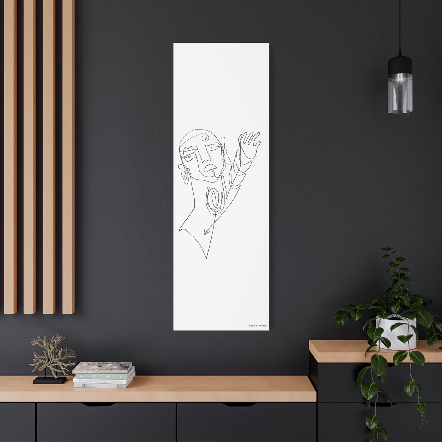 ‘Reaching’ Matte Canvas, Stretched, 1.25"