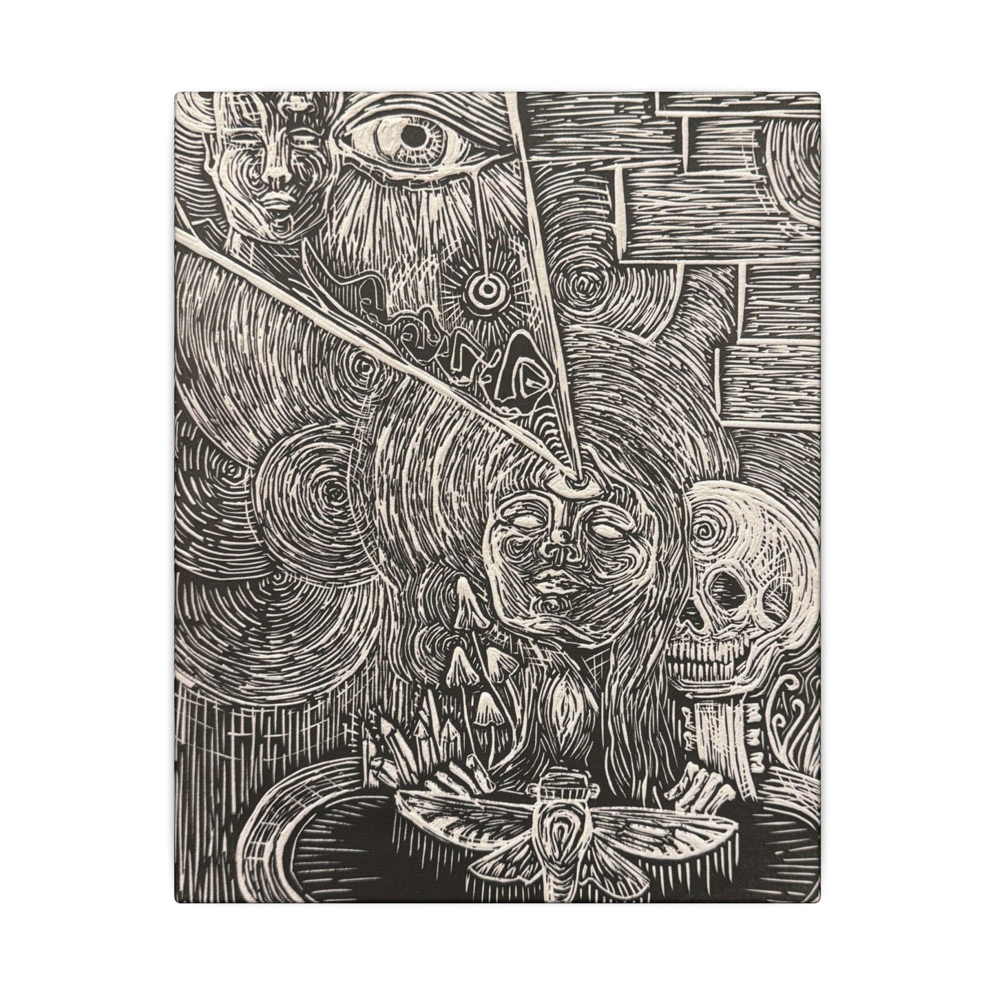 Matte Canvas, Stretched, 0.75" (Multi-Size)