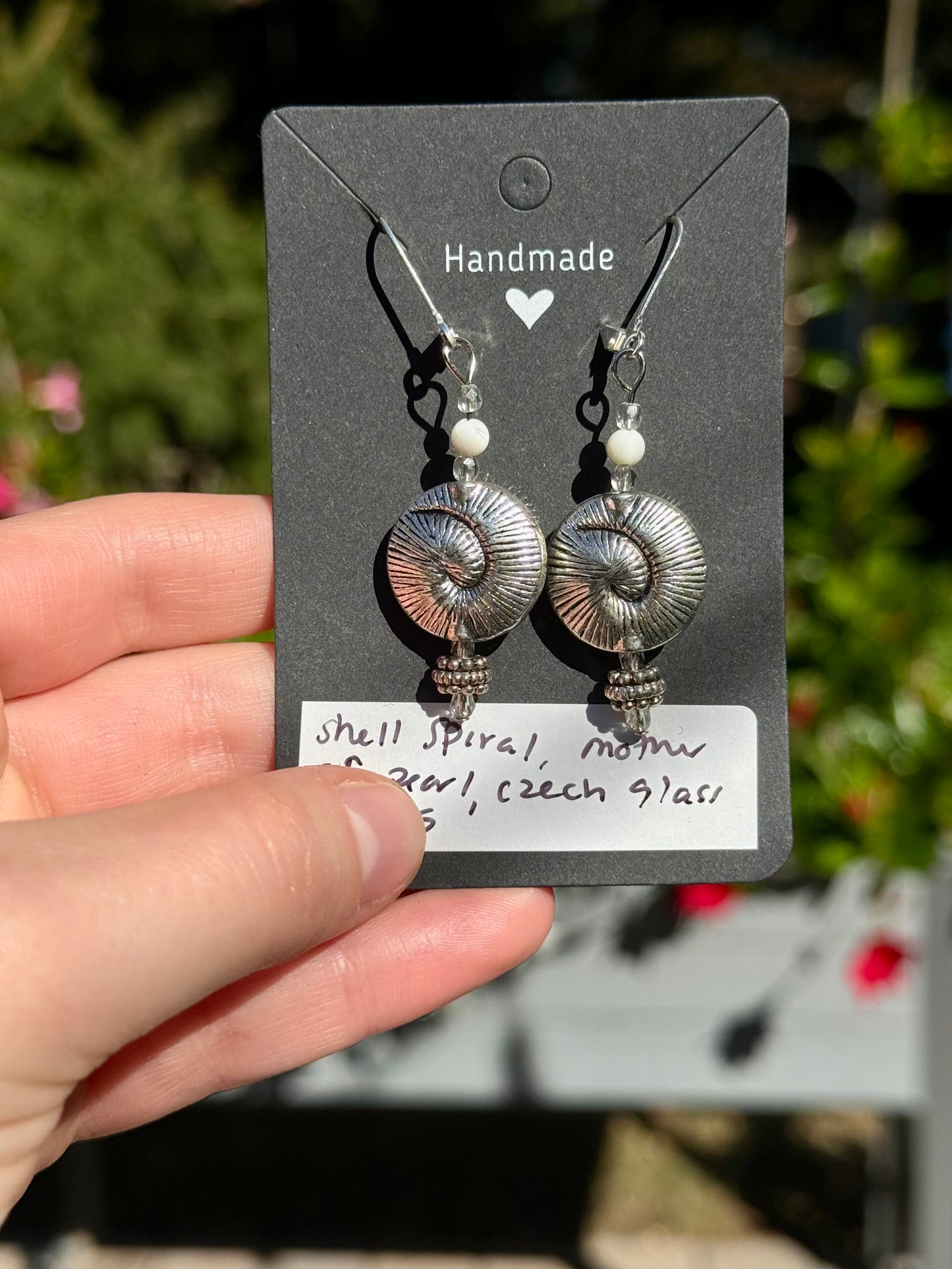 Logarithmic Spiral Earrings