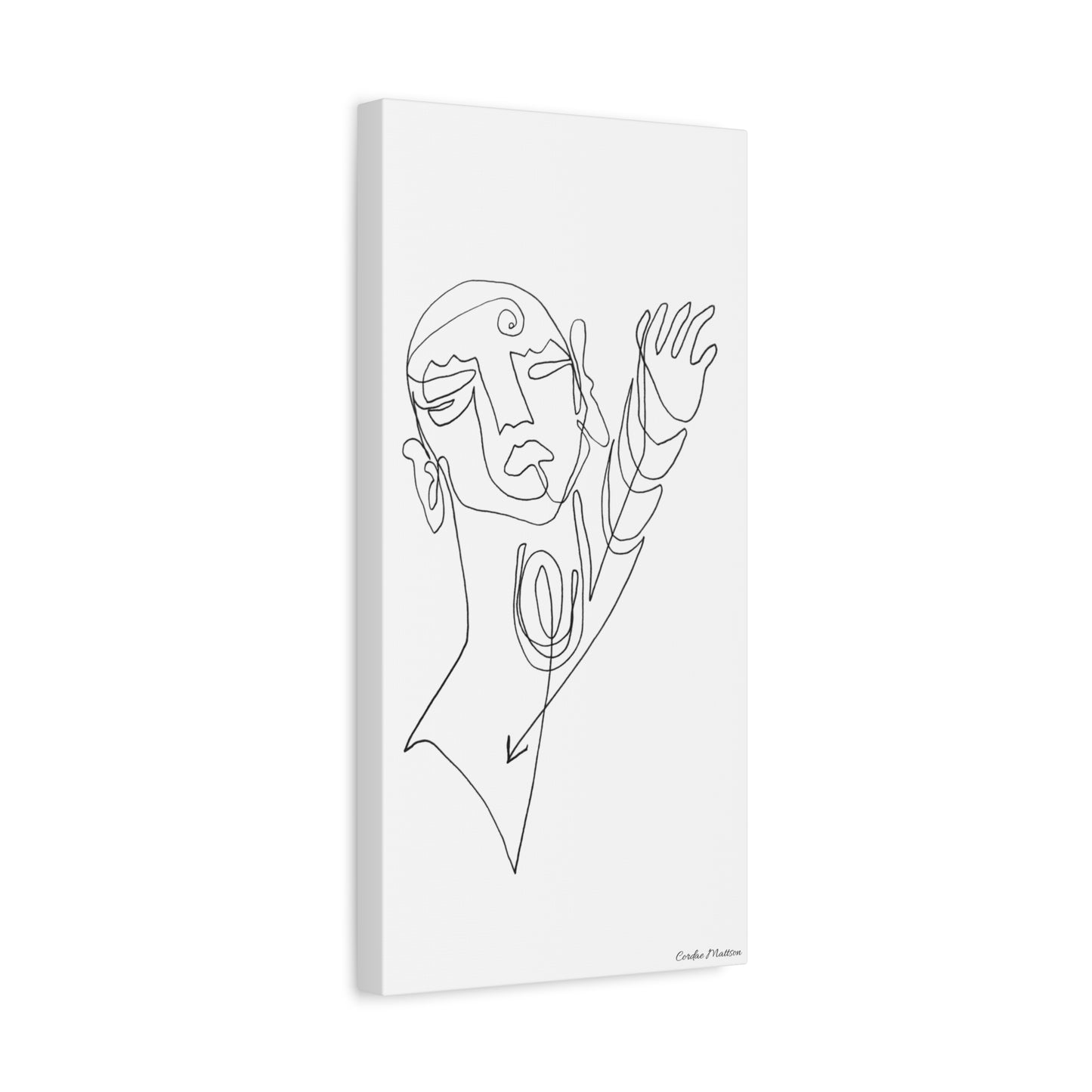 ‘Reaching’ Matte Canvas, Stretched, 1.25"