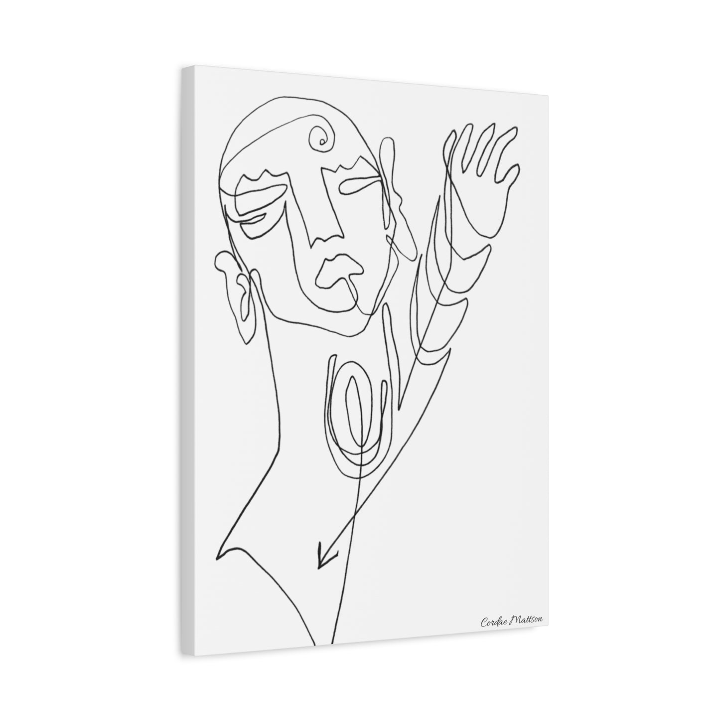 ‘Reaching’ Matte Canvas, Stretched, 1.25"