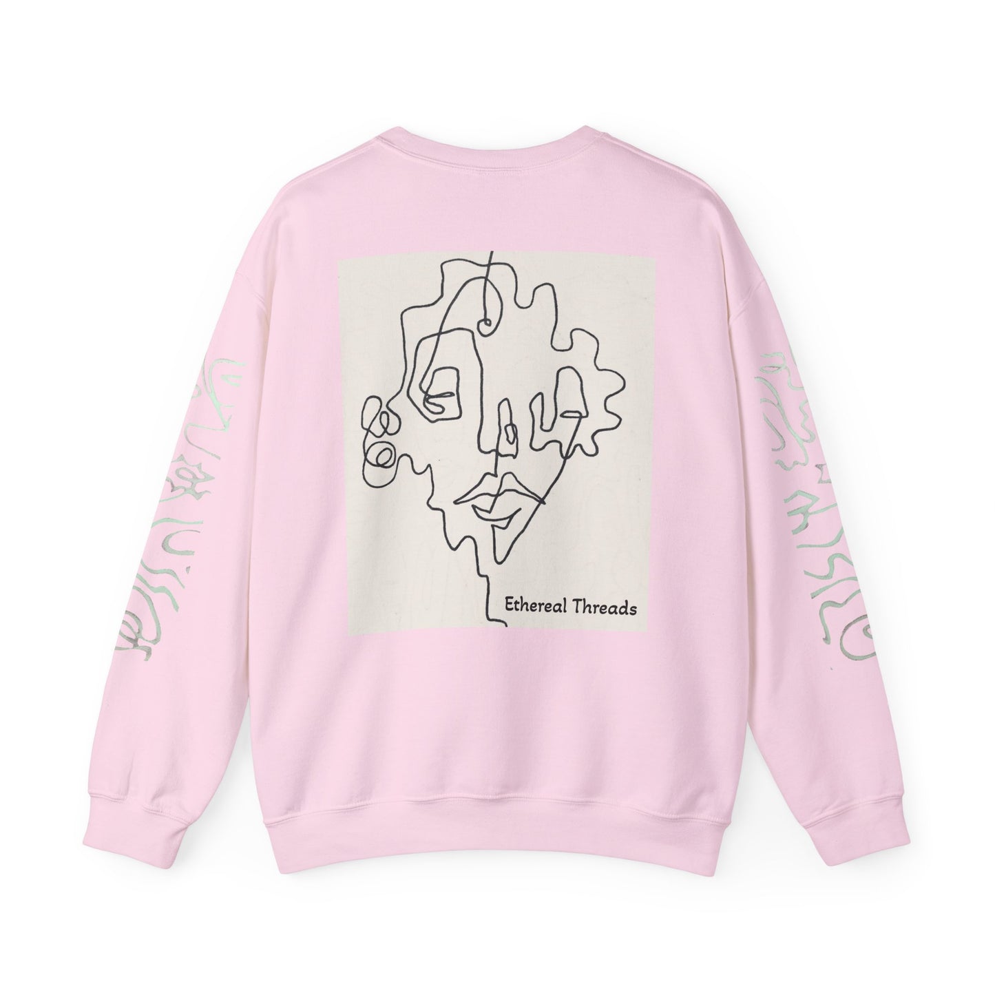 Up and Out- Single Line: Unisex Heavy Blend™ Crewneck Sweatshirt