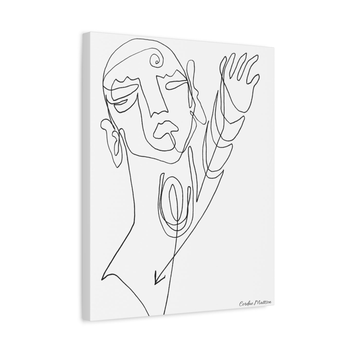 ‘Reaching’ Matte Canvas, Stretched, 1.25"