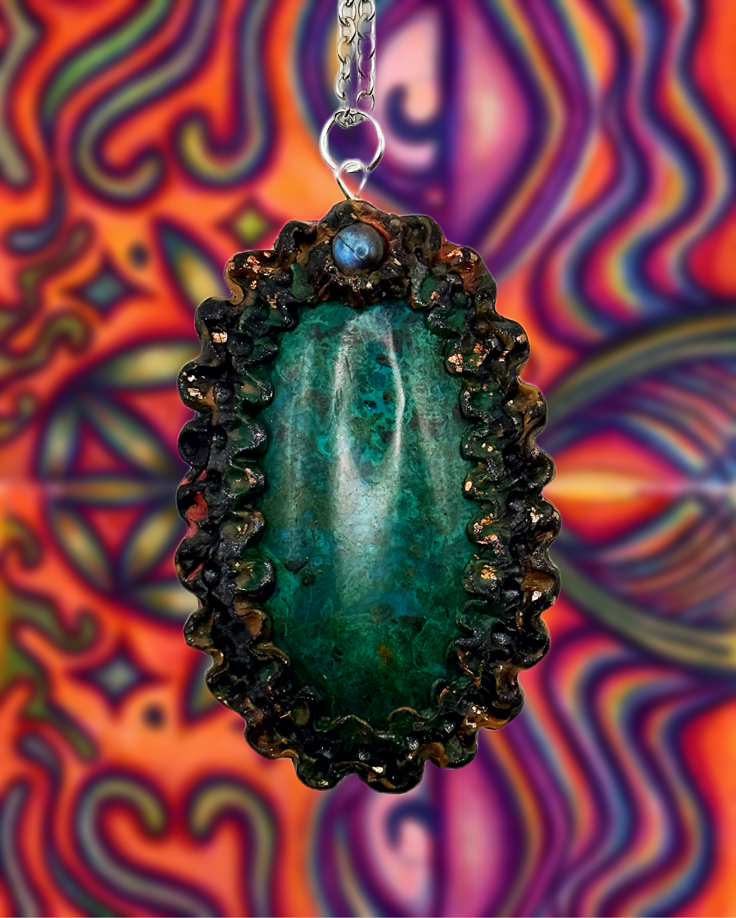 Chrysocolla necklace