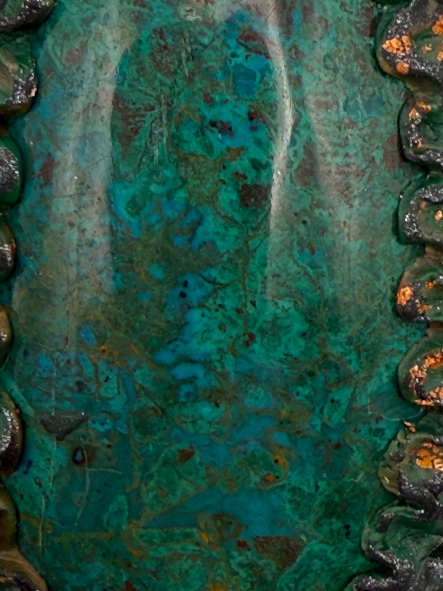 Chrysocolla necklace